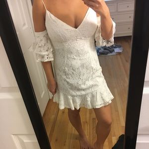 Hello Molly white lace dress